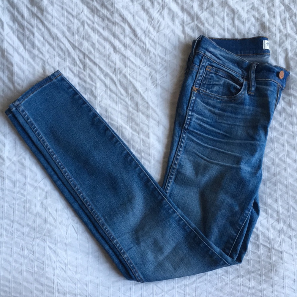 Madewell 10" high riser skinny jeans